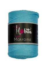 Polyester Makrome El Örgü ipi Turkuaz