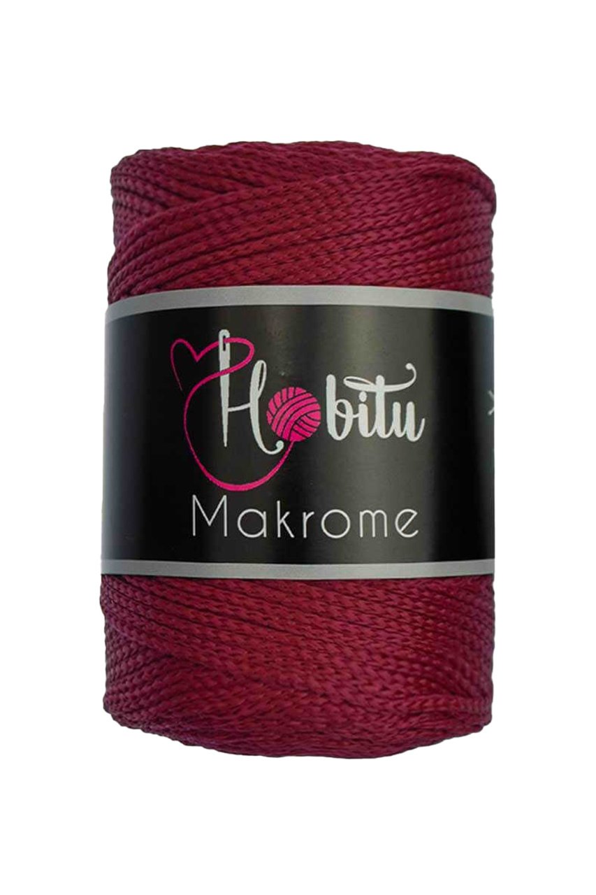Polyester Makrome El Örgü ipi Şarap