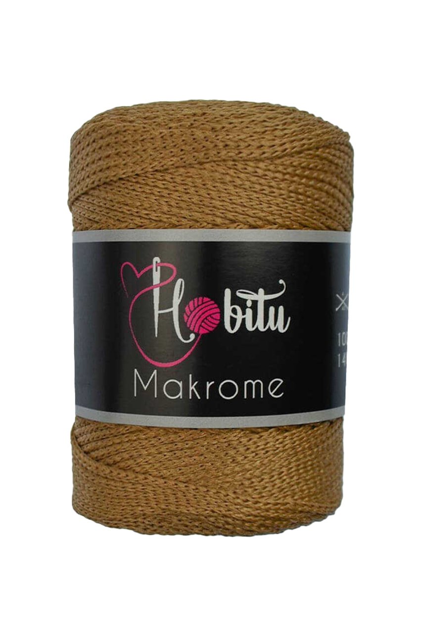 Polyester Makrome El Örgü ipi Kamel