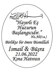 Hediye Şeffaf Epoksi Etiket 32
