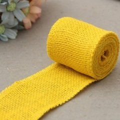 Renkli Jüt Kurdele 2 metre Sarı