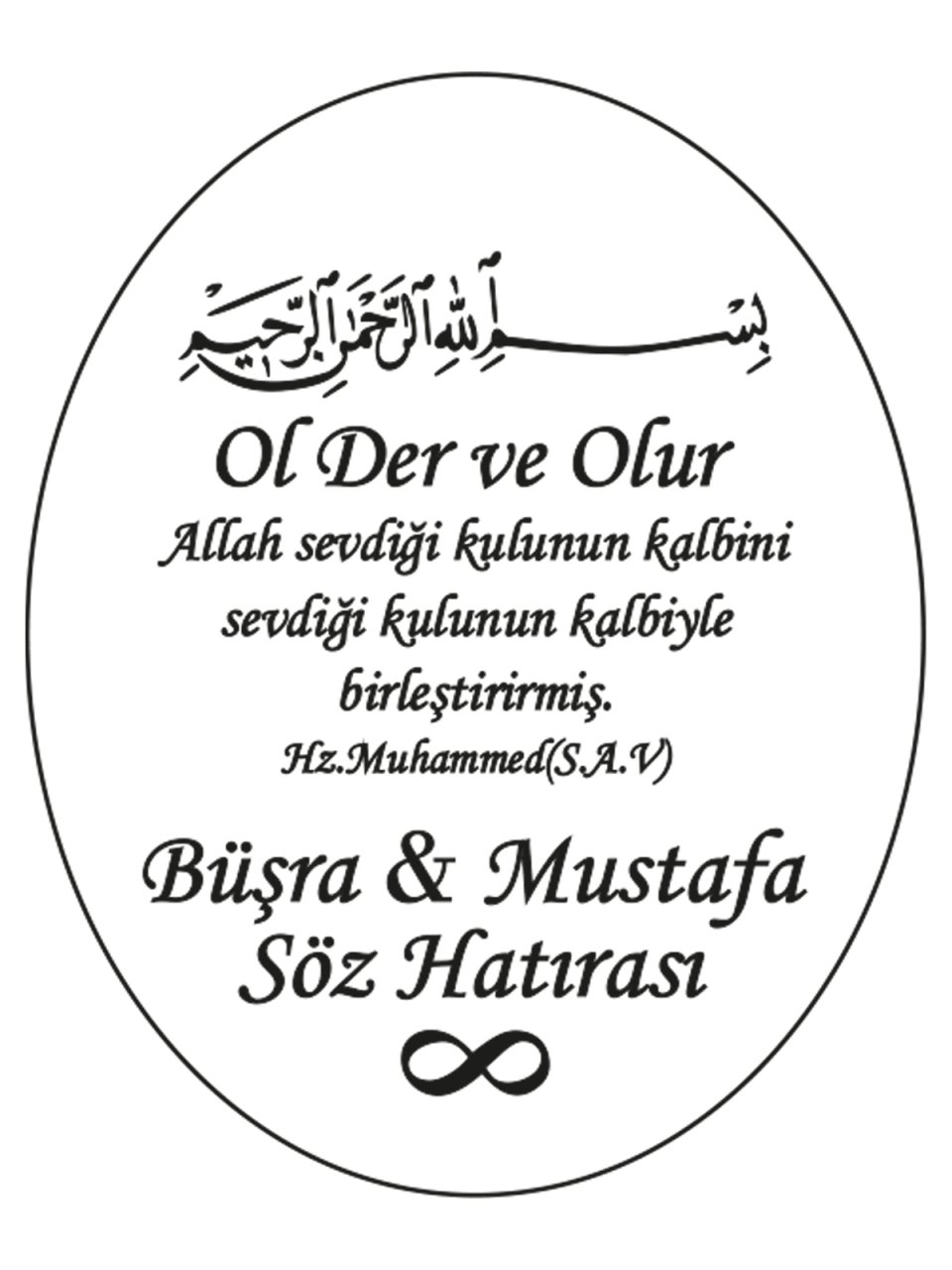 Hediye Şeffaf Epoksi Etiket 35