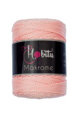 Polyester Makrome El Örgü ipi Somon