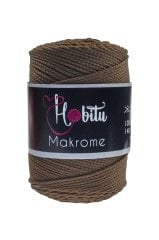 Polyester Makrome El Örgü ipi Kahve