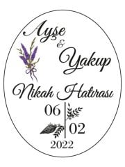 Hediye Şeffaf Epoksi Etiket 39