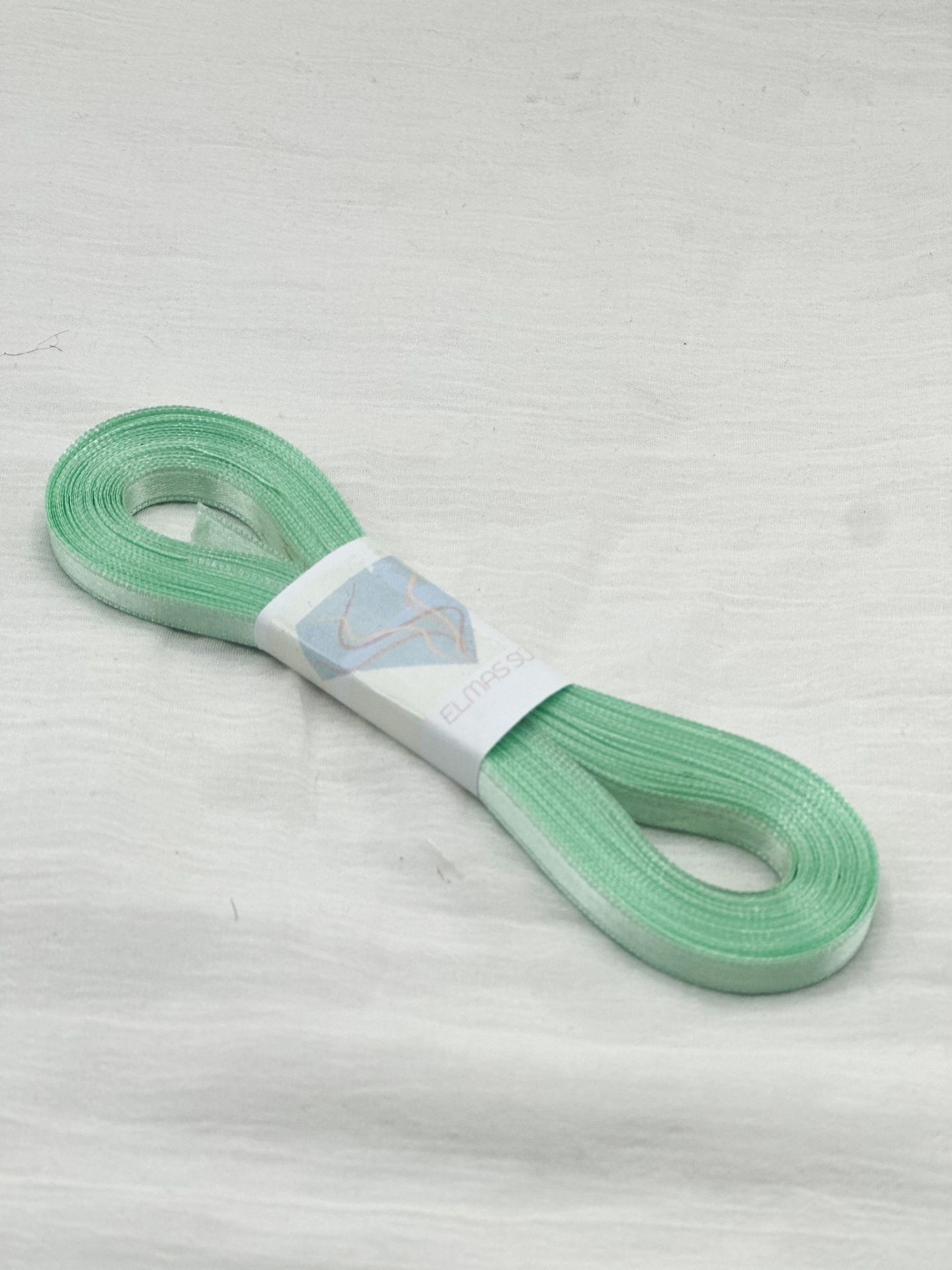 Saten Kurdele 6mm(10mt) Mint Yeşili