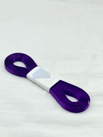 Saten Kurdele 6mm(10mt) Mor