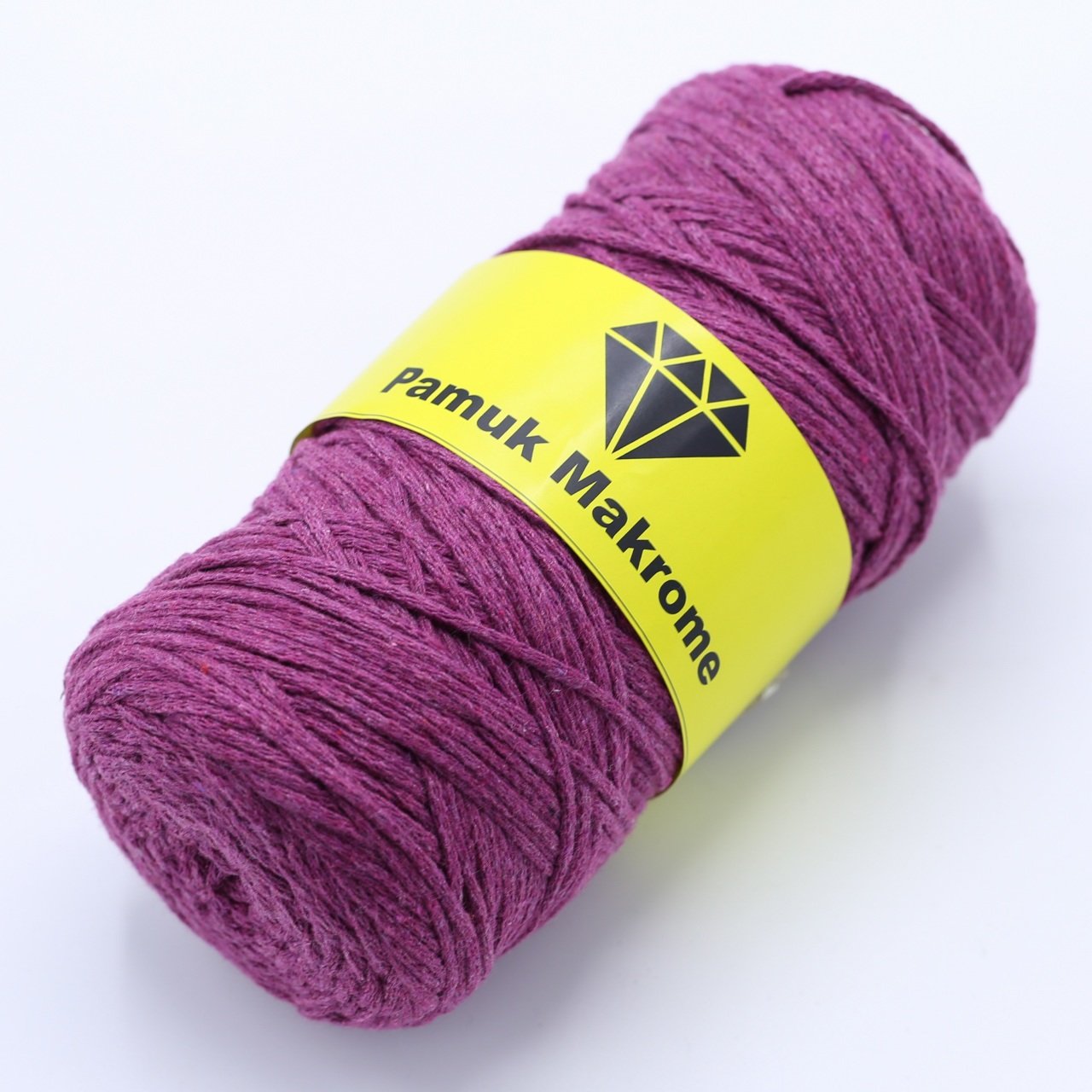 Pamuklu Makrome İpi (2mm - 250gr) Mor