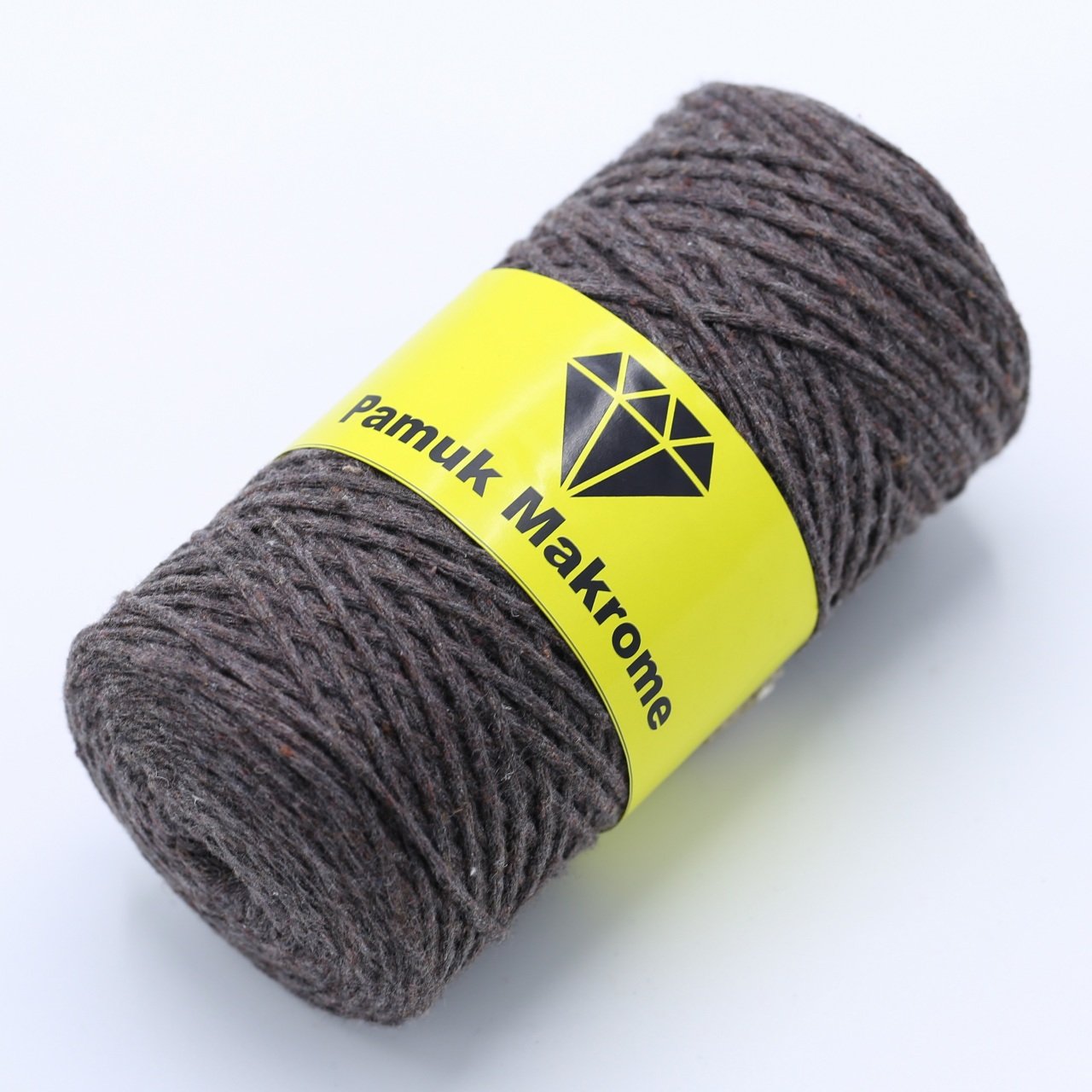 Pamuklu Makrome İpi (2mm - 250gr) Koyu Bej
