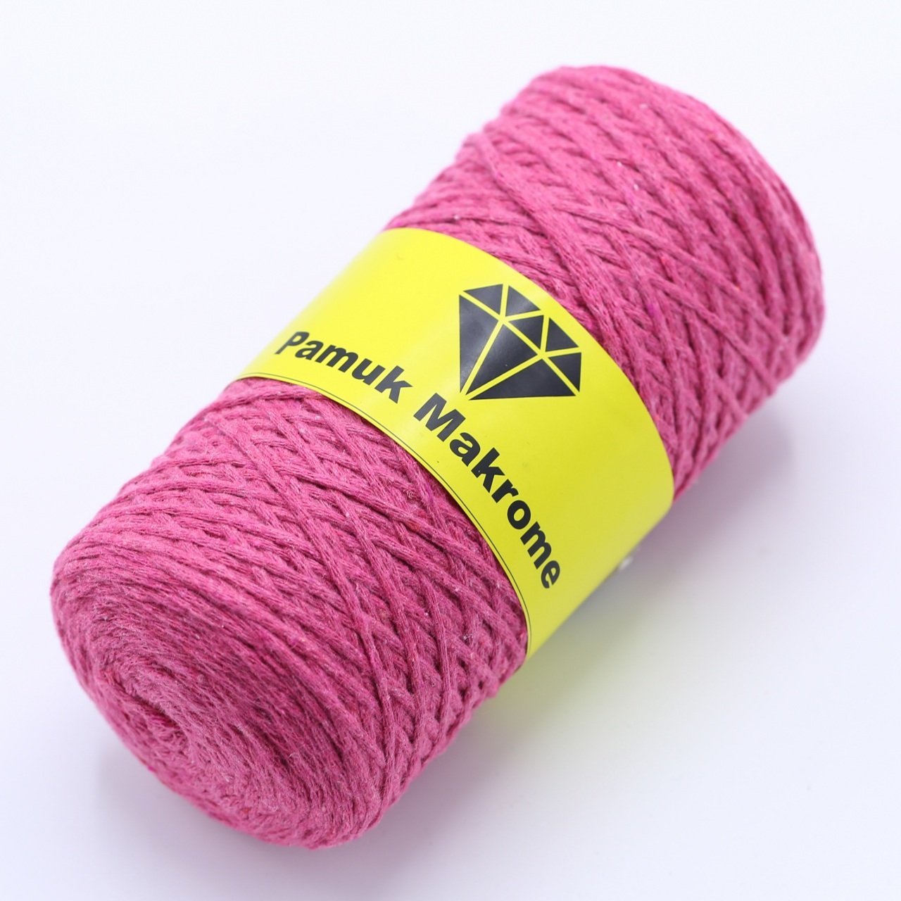Pamuklu Makrome İpi (2mm - 250gr) Fuşya
