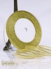 Altın Simli Kurdele 6mm