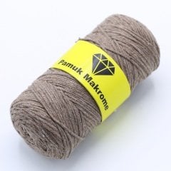Pamuklu Makrome İpi (2mm - 250gr) Bej