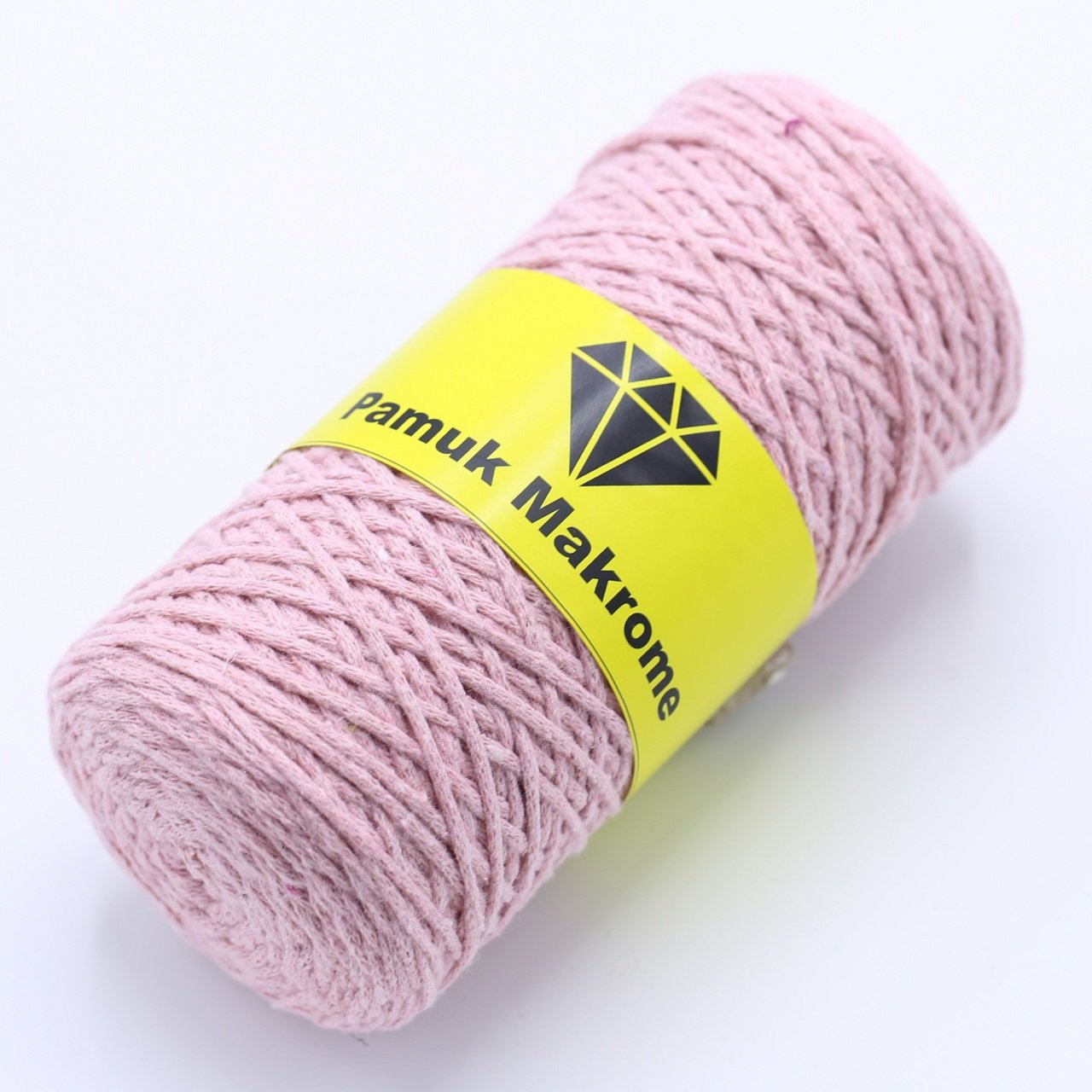 Pamuklu Makrome İpi (2mm - 250gr) Pudra