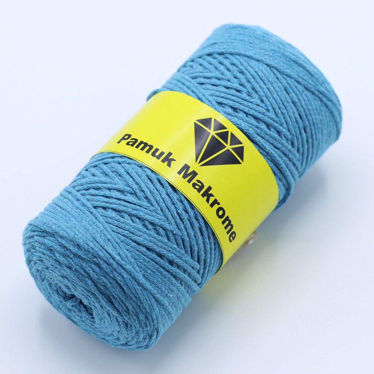 Pamuklu Makrome İpi (2mm - 250gr) Çelik Mavisi