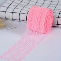 Dantel Kurdele Pembe