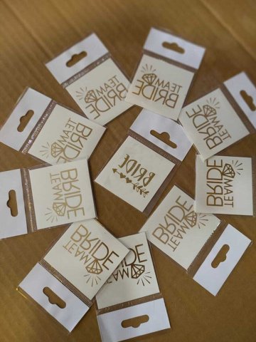 Team Bride Dövme 9+1 9