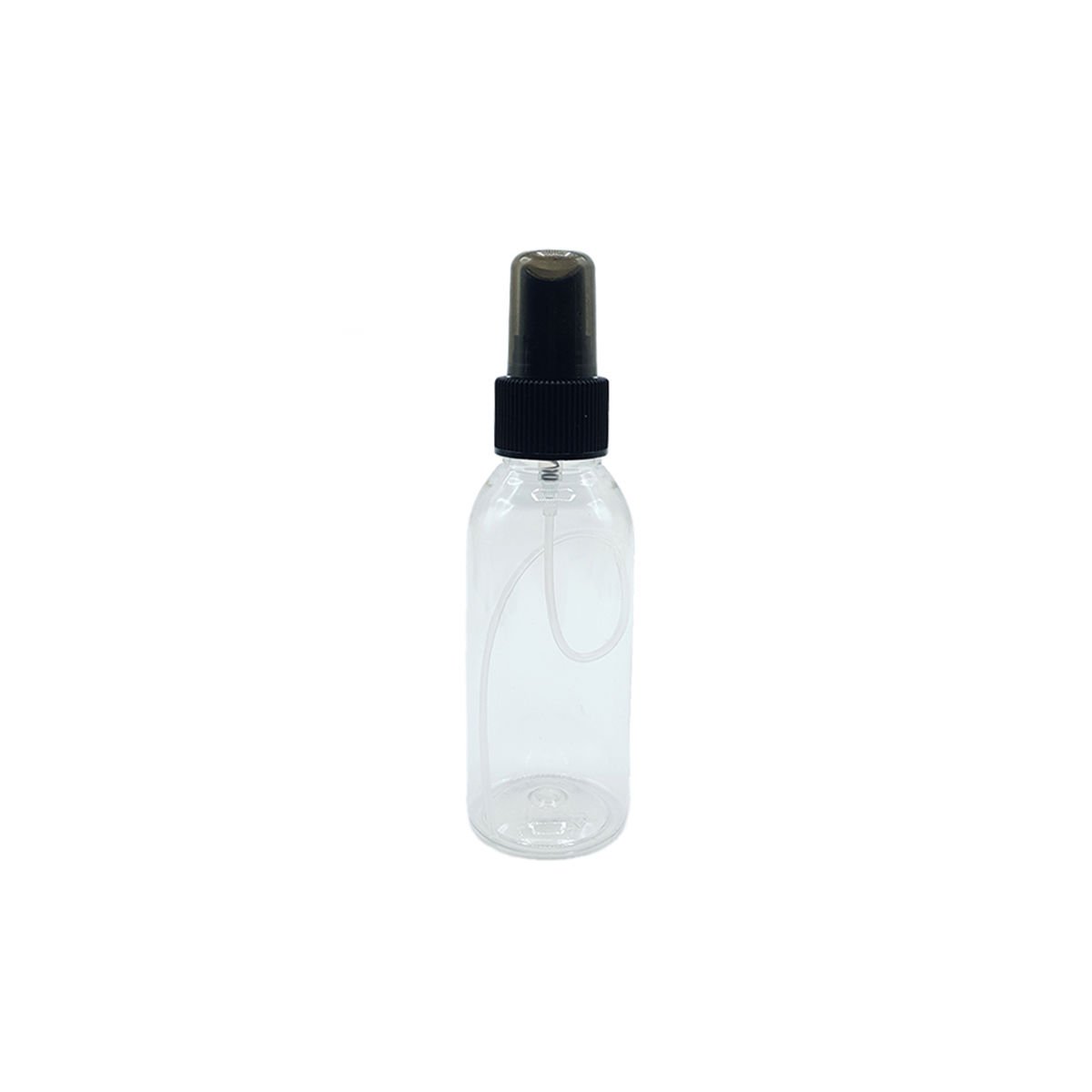 Plastik Kolonya Fısfıslı Şişe Siyah - 50cc