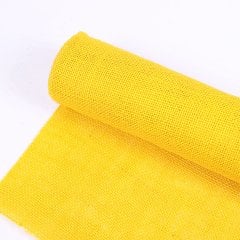 Jüt Kumaş - 1 metre Sarı