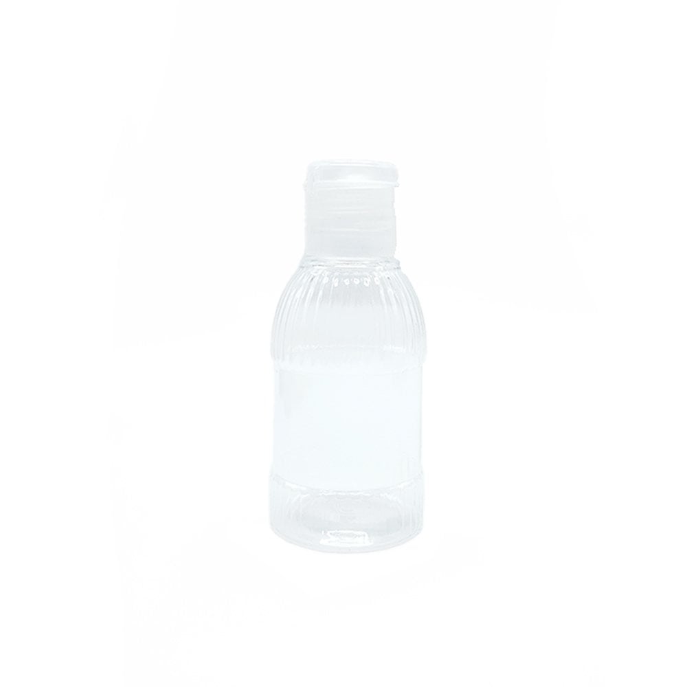Çizgili Plastik Dökmeli Kolonya Şişesi 50cc