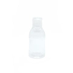 Çizgili Plastik Dökmeli Kolonya Şişesi 50cc