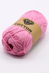 Pamuklu Punch ve Makrome İpi (1.5mm) Pembe