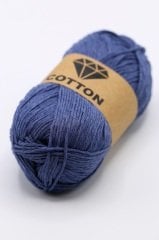 Pamuklu Punch ve Makrome İpi (1.5mm) Çelik Mavisi