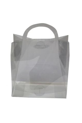 Asetat Çanta Şeffaf 16x14x7