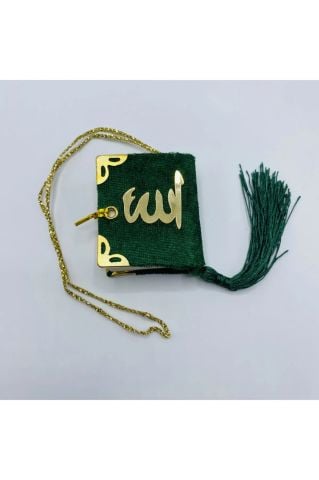 Hediyelik Kuran-ı Kerim (5.5x4.5) Zümrüt Yeşili