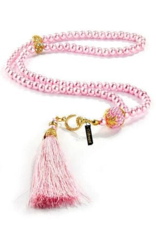 Hediyelik Namaz İnci Tespih Pembe