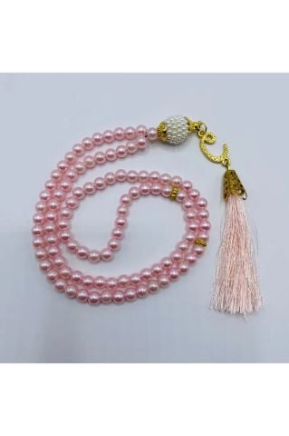 Hediyelik Namaz İnci Tespih Pembe