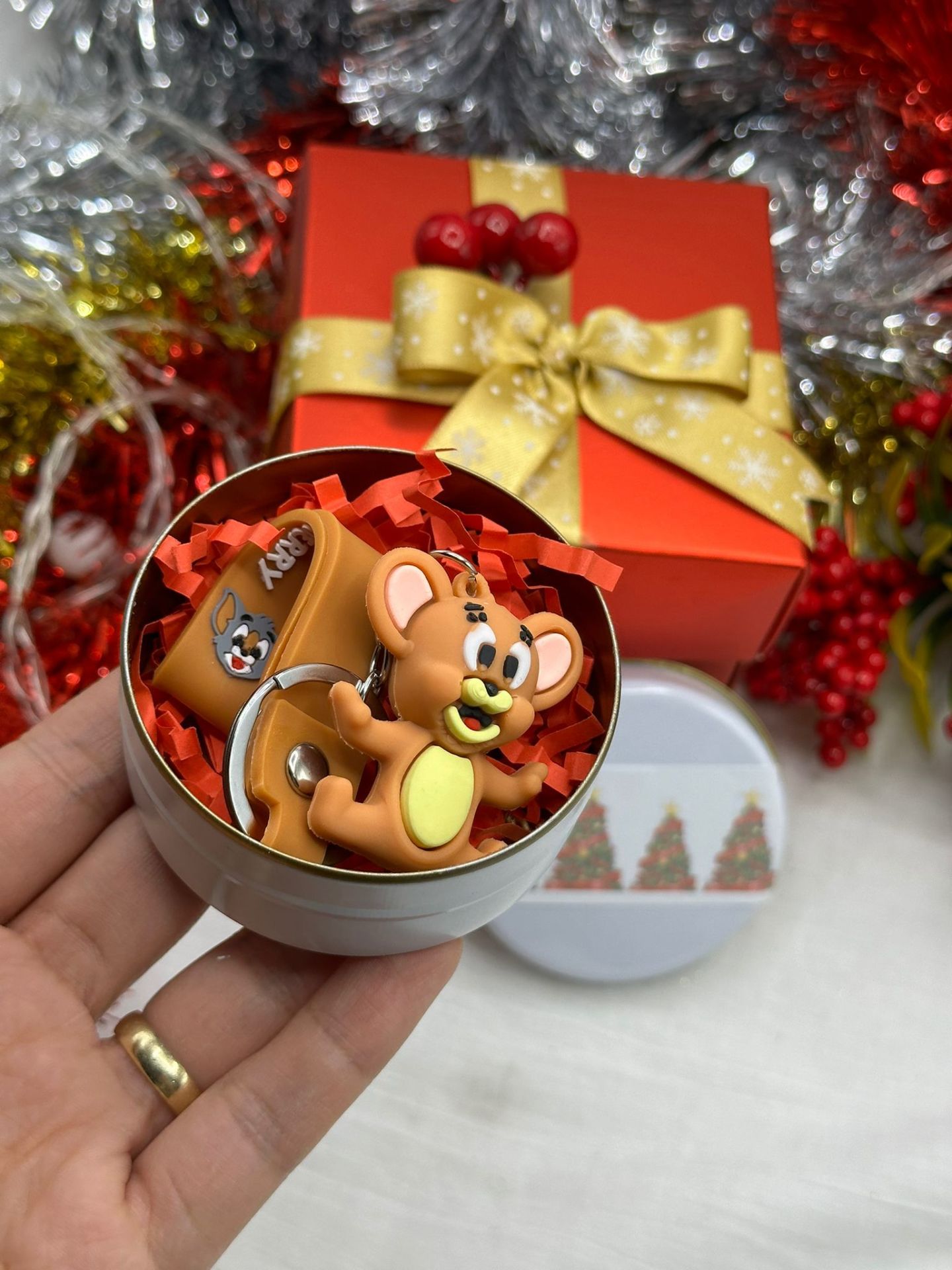 Hediyelik  Anahtarlık Kutu(Tom) jerry
