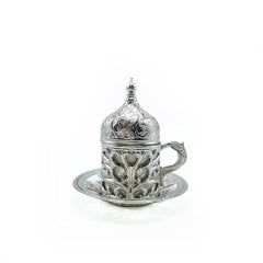 Metal Söz Kahve Fincanı Gümüş