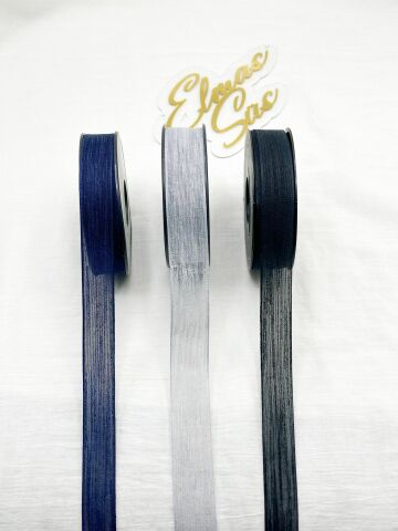 Nopel Keten Kurdele (2.5 cm 20 mt) Siyah