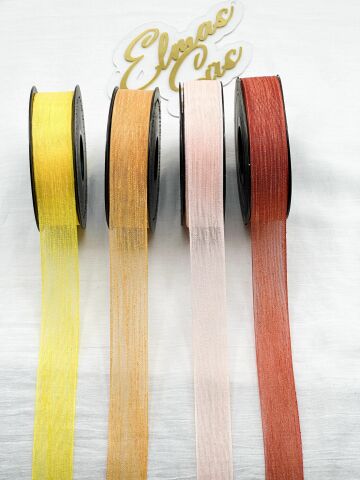 Nopel Keten Kurdele (2.5 cm 20 mt) Sarı