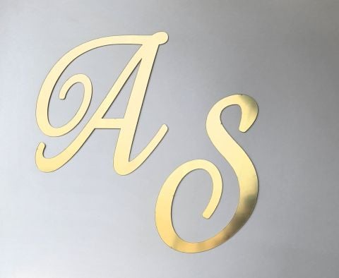 Çift Harf Pleksi 30cm