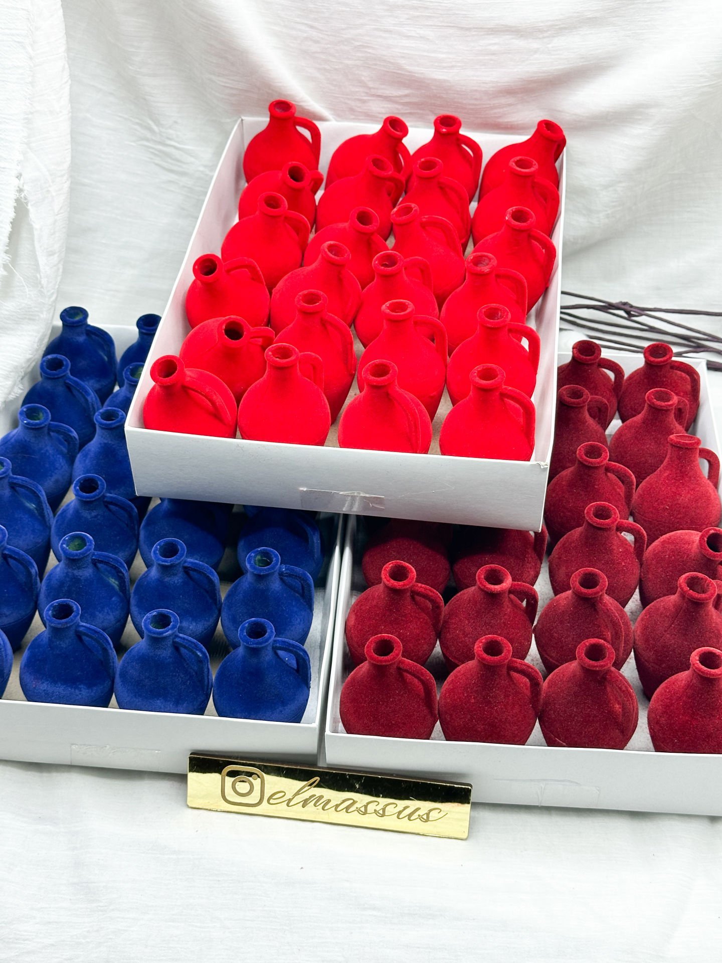 Hediyelik Kutu Testi Flok Kaplama (24lü)