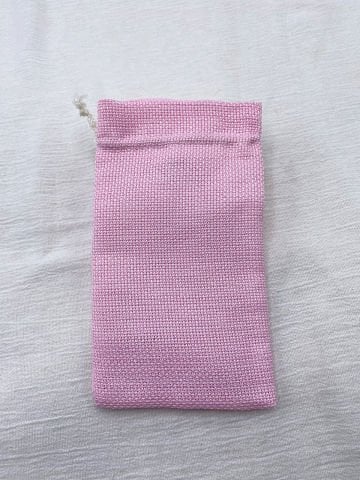 Keten Kese - 10 adet Pembe