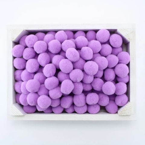 Peluş Ponpon Lila