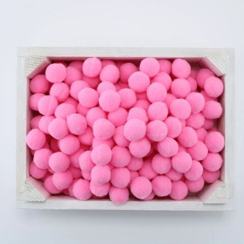 Peluş Ponpon Pembe