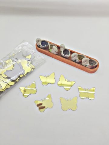 Kelebek Pleksi 3cm Altın