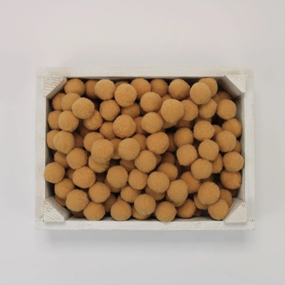 Peluş Ponpon Kahverengi