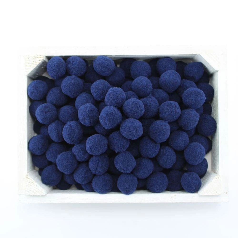 Peluş Ponpon Lacivert