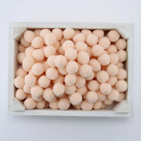 Peluş Ponpon Somon