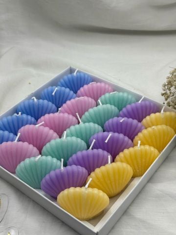 Karışık İstiridye Mum (25 adet )