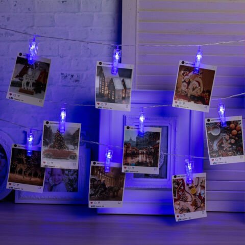 Mandallı Dekoratif Led Işık 3 metre Renkli