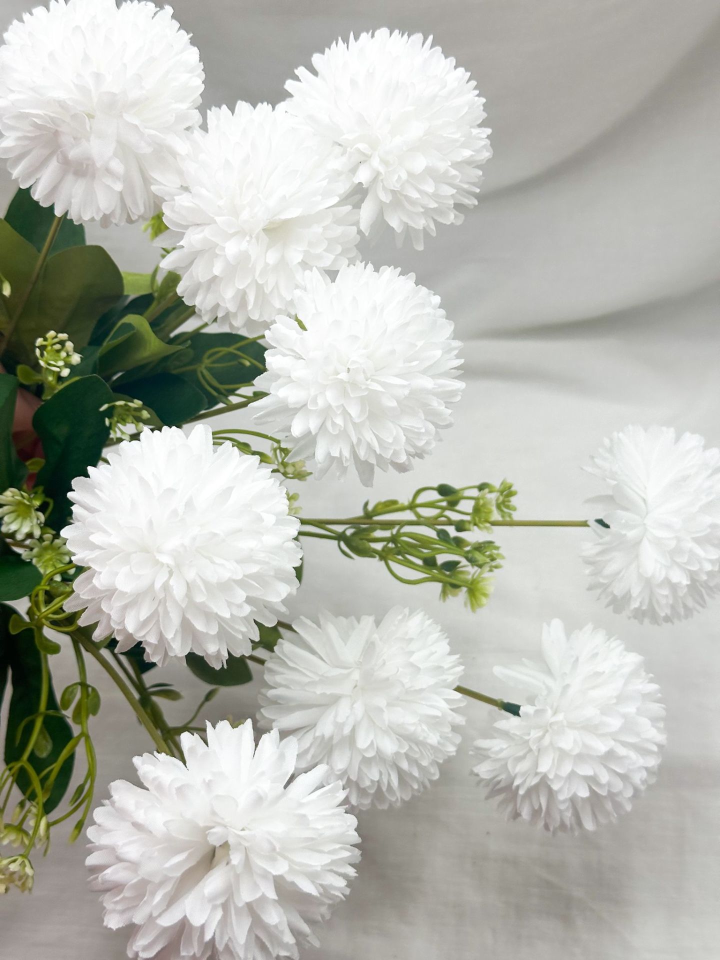 Yapay Kasımpatı Çiçek (9lu) Beyaz