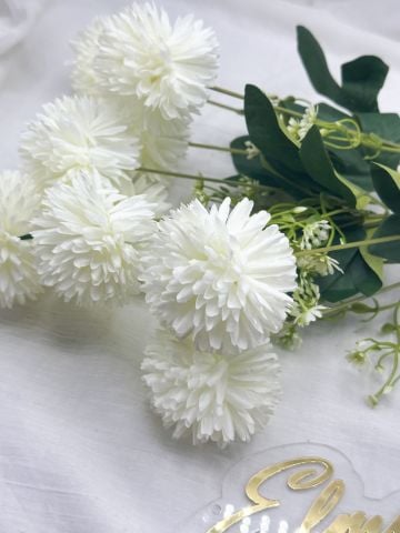 Yapay Kasımpatı Çiçek (9lu) Krem