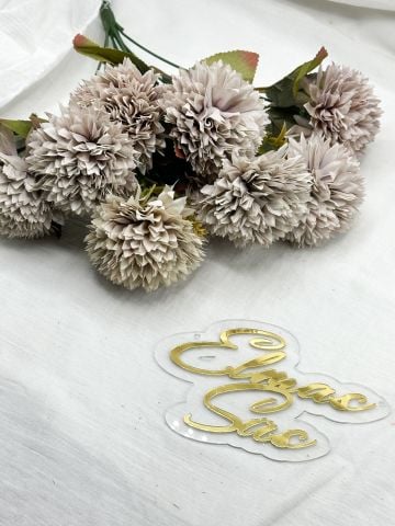 Yapay Kasımpatı Çiçek (9lu) kapiçino