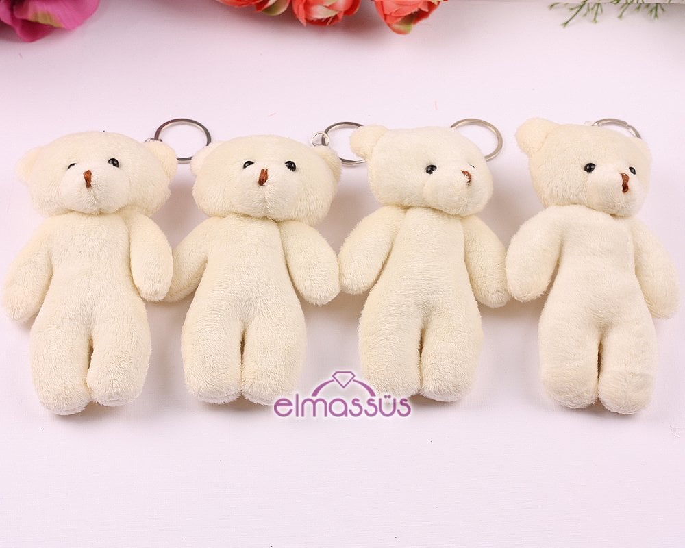 Peluş Ayı Kapı Süsü Malzemesi (12cm)