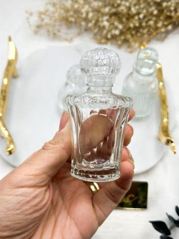 Kristal Kapaklı Cam Şişe 1